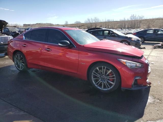 JN1FV7AR8KM830323 - 2019 INFINITI Q50 RED SPORT 400 RED photo 4