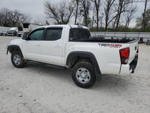 3TMCZ5AN3KM203832 - 2019 TOYOTA TACOMA DOUBLE CAB WHITE photo 2