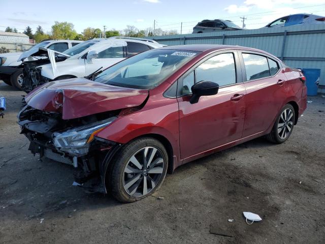 3N1CN8FV3NL862402 - 2022 NISSAN VERSA SR BURGUNDY photo 1