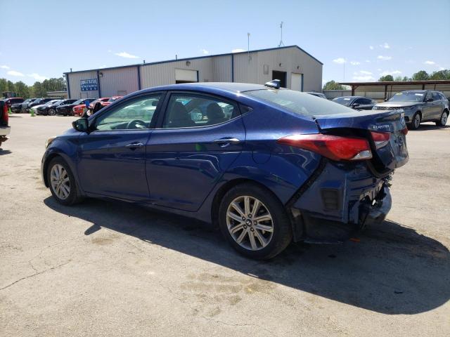 5NPDH4AE8GH658173 - 2016 HYUNDAI ELANTRA SE BLUE photo 2