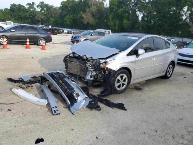 JTDKN3DU5C5485221 - 2012 TOYOTA PRIUS SILVER photo 1