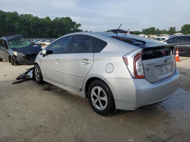 JTDKN3DU5C5485221 - 2012 TOYOTA PRIUS SILVER photo 2