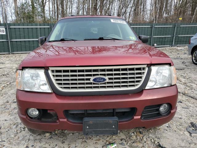 1FMZU74EX5UB12620 - 2005 FORD EXPLORER EDDIE BAUER RED photo 5