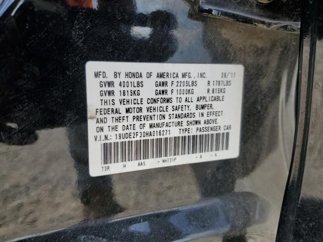 19UDE2F30HA016271 - 2017 ACURA ILX BASE WATCH PLUS BLACK photo 12