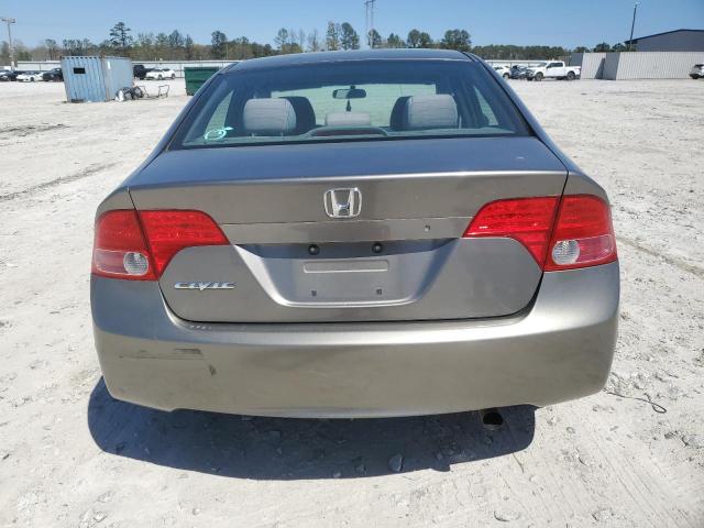 1HGFA16538L039709 - 2008 HONDA CIVIC LX TAN photo 6