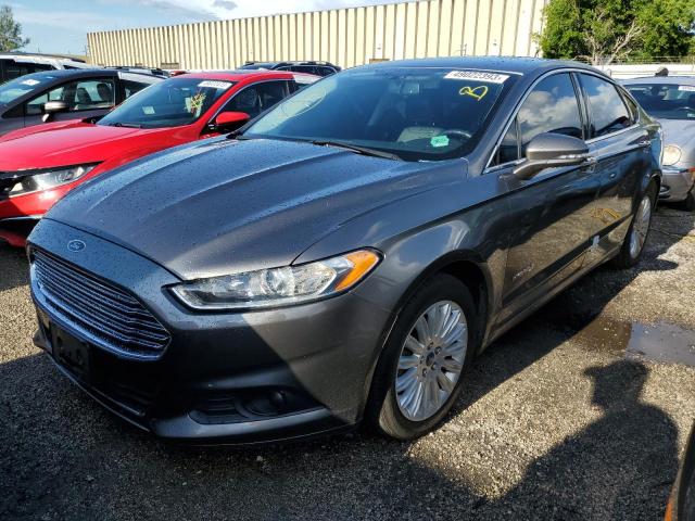 3FA6P0LU5ER234927 - 2014 FORD FUSION SE HYBRID CHARCOAL photo 1