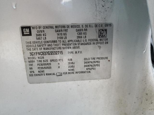 3GYFNCE37GS532715 - 2016 CADILLAC SRX PERFORMANCE COLLECTION Күміс фото 13