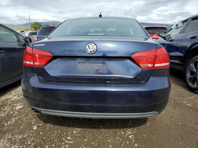 1VWAP7A34CC067203 - 2012 VOLKSWAGEN PASSAT S BLUE photo 6