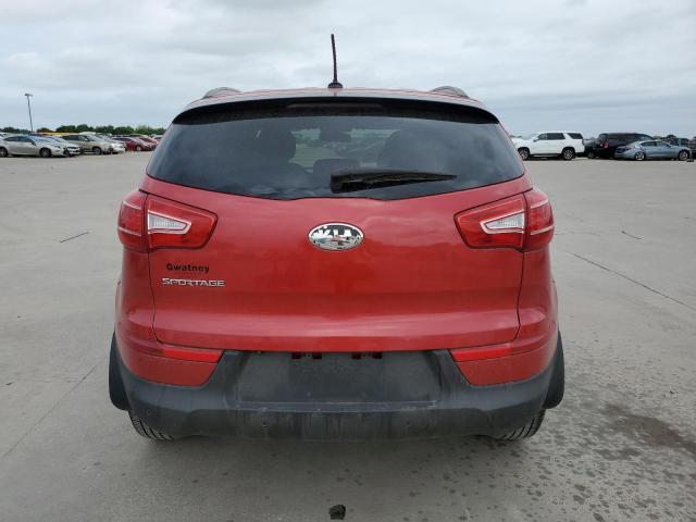 KNDPB3A26D7520758 - 2013 KIA SPORTAGE BASE RED photo 6