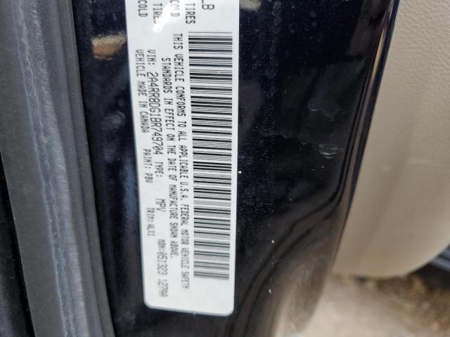 2A4RR8DG1BR749704 - 2011 CHRYSLER TOWN & COU TOURING L BLUE photo 13