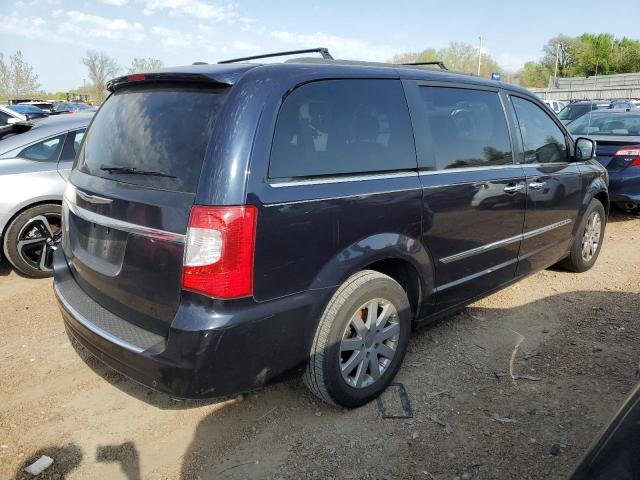 2A4RR8DG1BR749704 - 2011 CHRYSLER TOWN & COU TOURING L BLUE photo 3