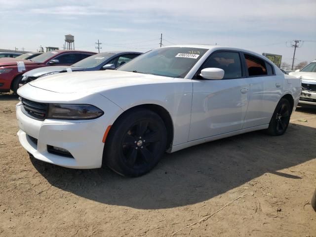 2C3CDXHG2FH744848 - 2015 DODGE CHARGER SXT WHITE photo 1