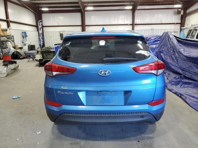 KM8J33A41JU661119 - 2018 HYUNDAI TUCSON SEL BLUE photo 6