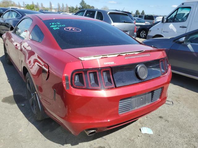 1ZVBP8CF3D5235582 - 2013 FORD MUSTANG GT BURGUNDY photo 2