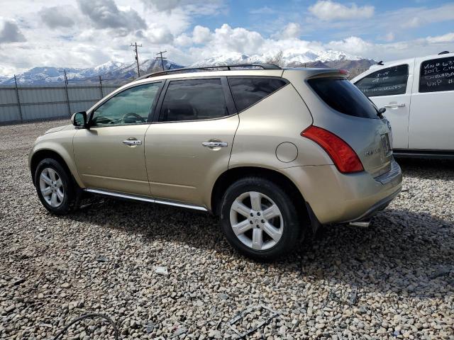 JN8AZ08W36W548216 - 2006 NISSAN MURANO SL CREAM photo 2