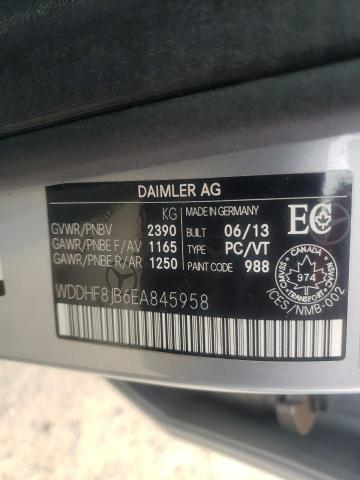 WDDHF8JB6EA845958 - 2014 MERCEDES-BENZ E 350 4MATIC SILVER photo 13