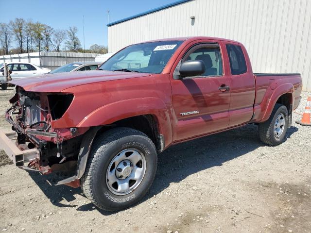5TETU62N57Z432025 - 2007 TOYOTA TACOMA PRERUNNER ACCESS CAB RED photo 1