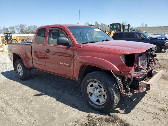 5TETU62N57Z432025 - 2007 TOYOTA TACOMA PRERUNNER ACCESS CAB RED photo 4