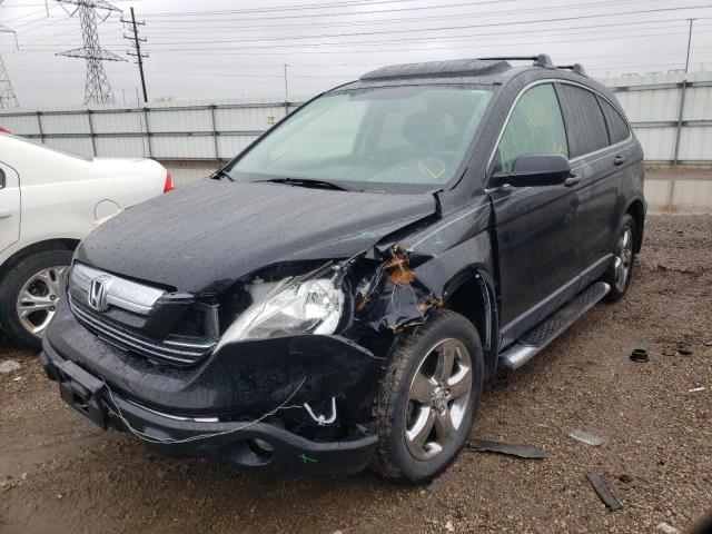 JHLRE48747C091240 - 2007 HONDA CR-V EXL BLACK photo 1