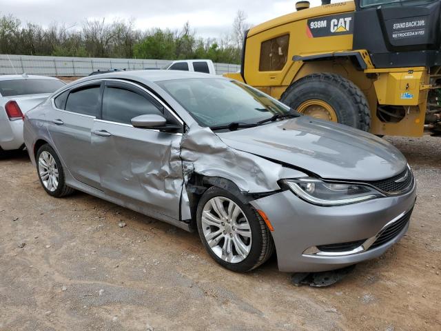 1C3CCCAB5FN623166 - 2015 CHRYSLER 200 LIMITED SILVER photo 4