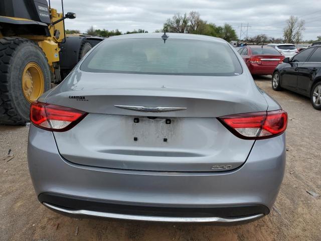 1C3CCCAB5FN623166 - 2015 CHRYSLER 200 LIMITED SILVER photo 6