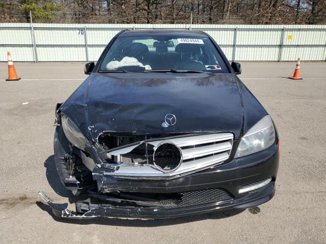 WDDGF8BB1BR167000 - 2011 MERCEDES-BENZ C 300 4MATIC BLACK photo 5