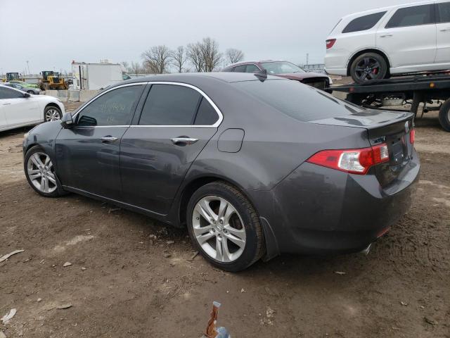 JH4CU4F63AC000626 - 2010 ACURA TSX GRAY photo 2