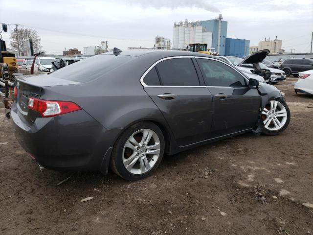 JH4CU4F63AC000626 - 2010 ACURA TSX GRAY photo 3