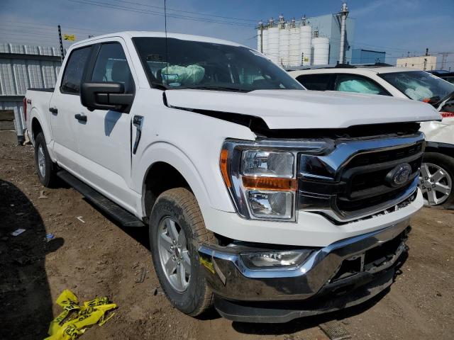 1FTEW1EP0MKD00227 - 2021 FORD F150 SUPERCREW WHITE photo 4