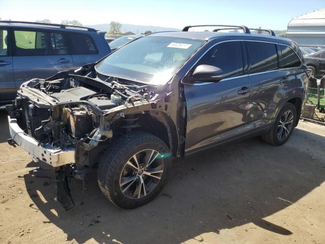 5TDJKRFH8GS278829 - 2016 TOYOTA HIGHLANDER XLE CHARCOAL photo 1