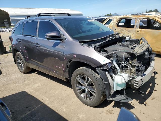 5TDJKRFH8GS278829 - 2016 TOYOTA HIGHLANDER XLE CHARCOAL photo 4