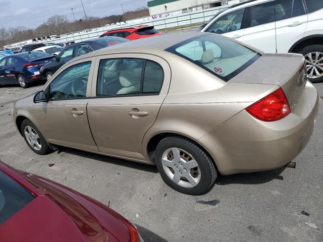 1G1AK55F477289550 - 2007 CHEVROLET COBALT LS GOLD photo 2