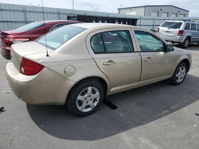 1G1AK55F477289550 - 2007 CHEVROLET COBALT LS GOLD photo 3