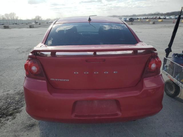 1C3CDZAB3EN214534 - 2014 DODGE AVENGER SE RED photo 6