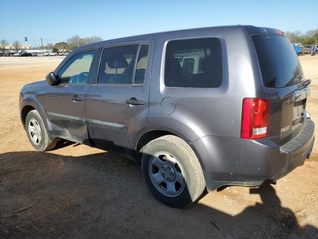 5FNYF4H26FB027146 - 2015 HONDA PILOT LX GRAY photo 2