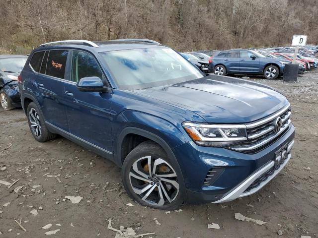 1V2BR2CA1NC538757 - 2022 VOLKSWAGEN ATLAS SEL BLUE photo 4