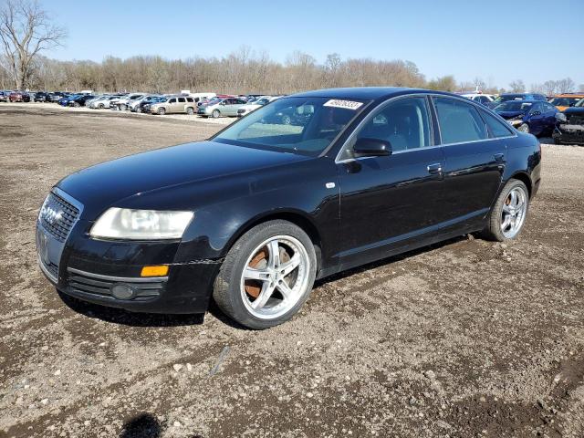 WAUDH74F98N101356 - 2008 AUDI A6 3.2 QUATTRO BLACK photo 1