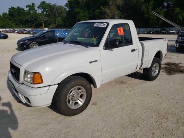 1FTYR10U54PA03622 - 2004 FORD RANGER WHITE photo 1