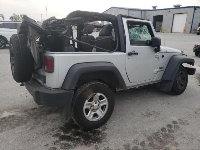 1J4AA2D14BL541113 - 2011 JEEP WRANGLER SPORT SILVER photo 3