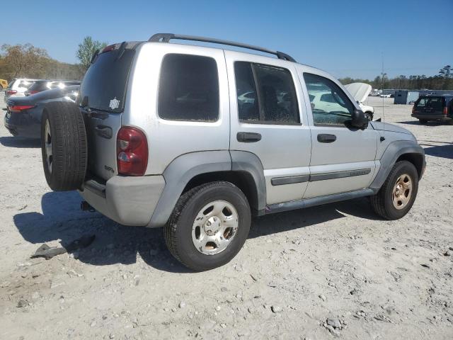 1J8GK48K17W659307 - 2007 JEEP LIBERTY SPORT SILVER photo 3