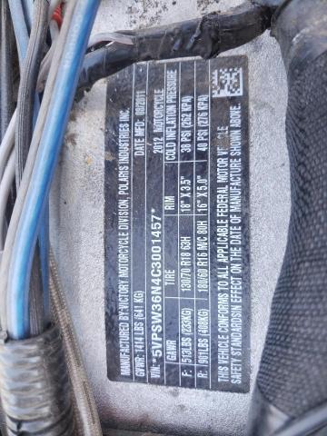 5VPSW36N4C3001457 - 2012 VICTORY MOTORCYCLES VISION TOUR Narıncı foto 10