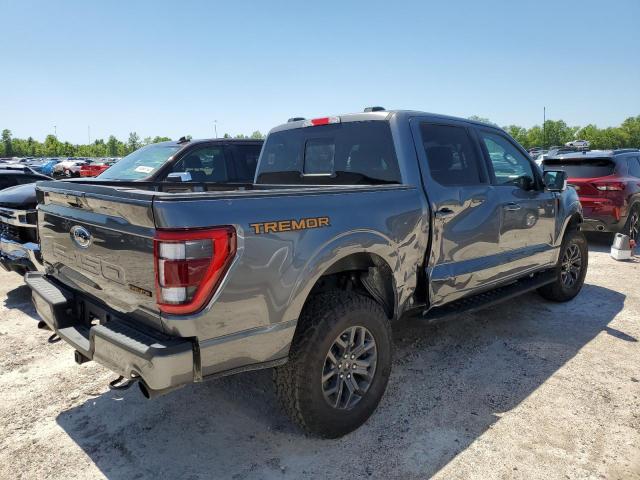 1FTEW1E81PFB41711 - 2023 FORD F150 SUPERCREW GRAY photo 3