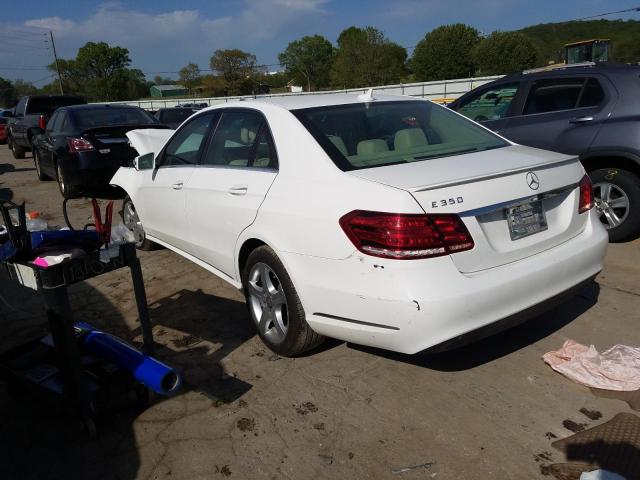 WDDHF5KB5EA878849 - 2014 MERCEDES-BENZ E 350 WHITE photo 2