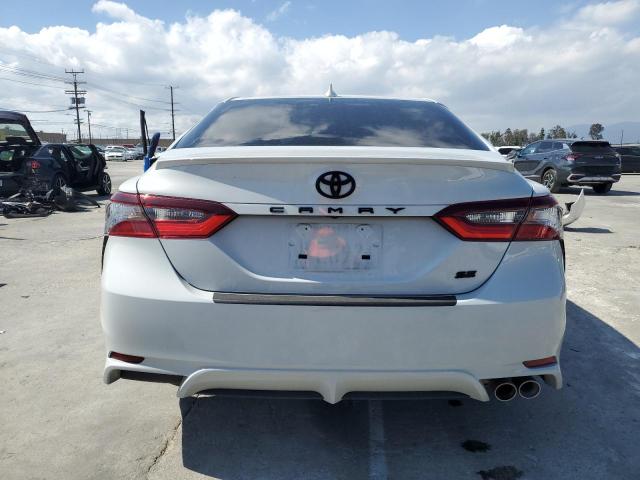 4T1T11AK8PU141235 - 2023 TOYOTA CAMRY SE NIGHT SHADE WHITE photo 6