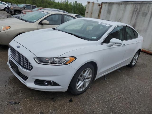 3FA6P0HR4DR348016 - 2013 FORD FUSION SE WHITE photo 1