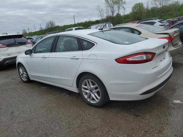 3FA6P0HR4DR348016 - 2013 FORD FUSION SE WHITE photo 2