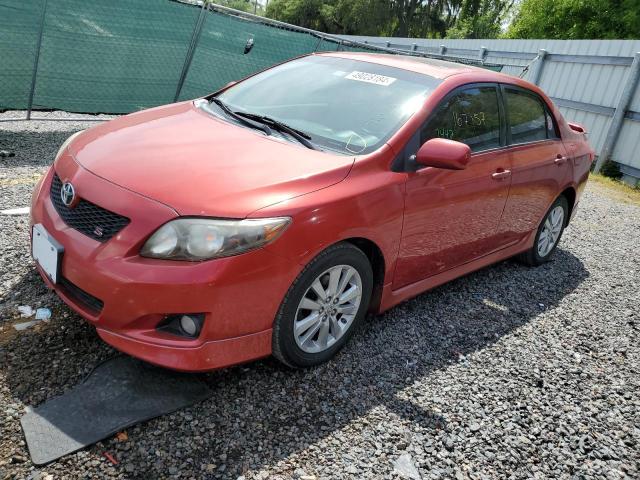 2T1BU4EE9AC436653 - 2010 TOYOTA COROLLA BASE RED photo 1