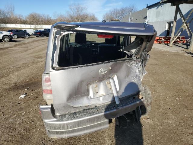 JTLKT334364051370 - 2006 TOYOTA SCION XB SILVER photo 6