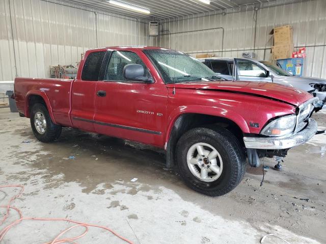 1B7GL22X2WS631194 - 1998 DODGE DAKOTA MAROON photo 4