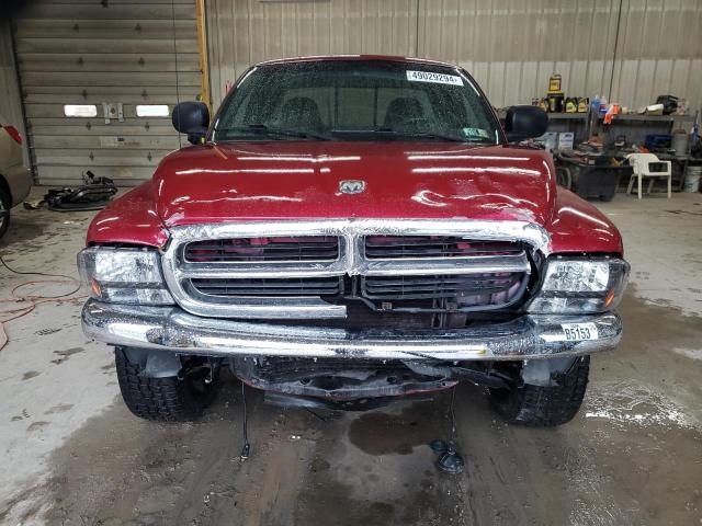 1B7GL22X2WS631194 - 1998 DODGE DAKOTA MAROON photo 5